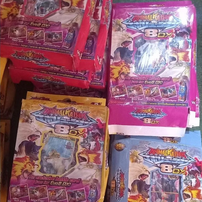 kartu animal kaiser unknown box penyet isi aman eks obral swalayan