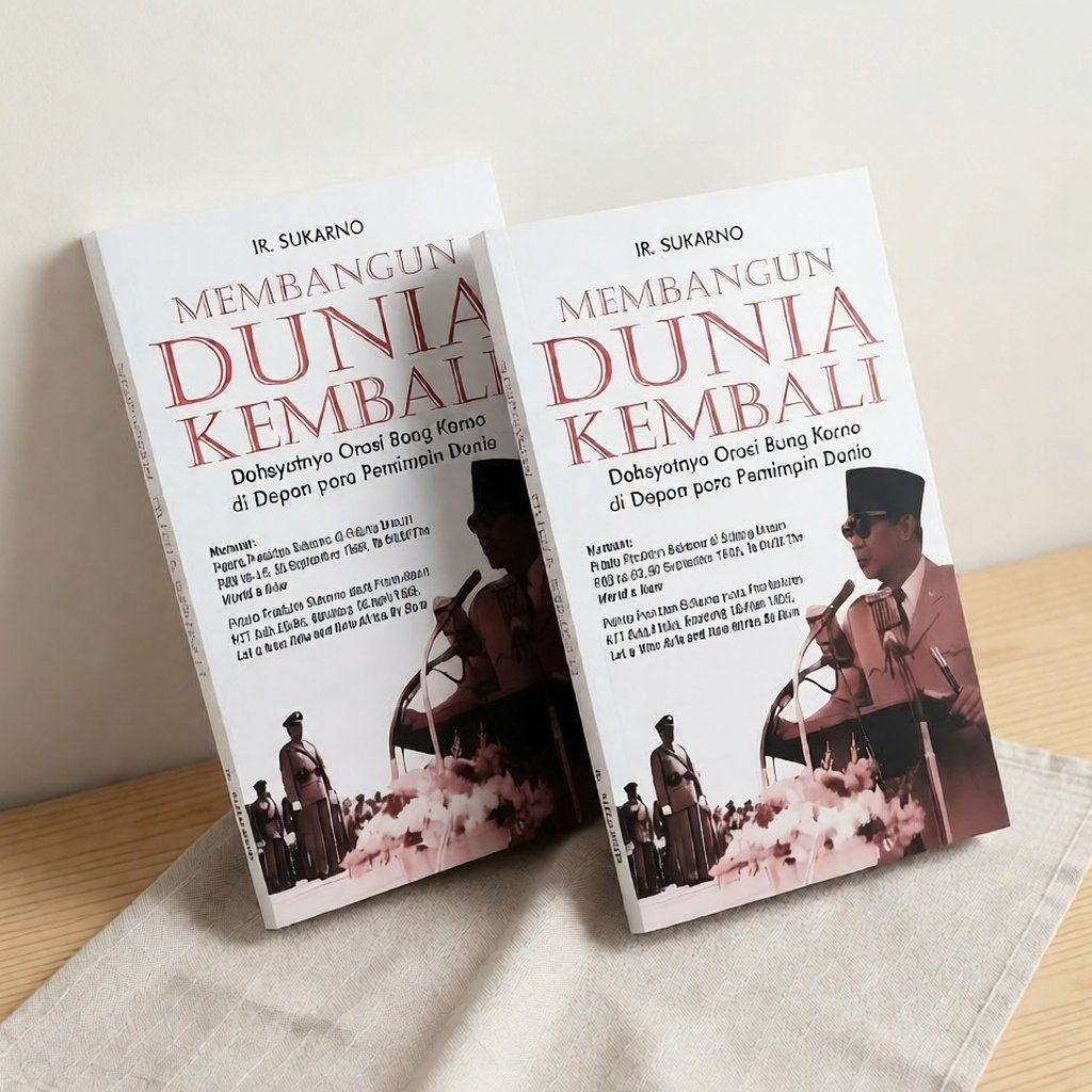 Buku Membangun Dunia Kembali : Dahsyatnya Orasi Bung Karno