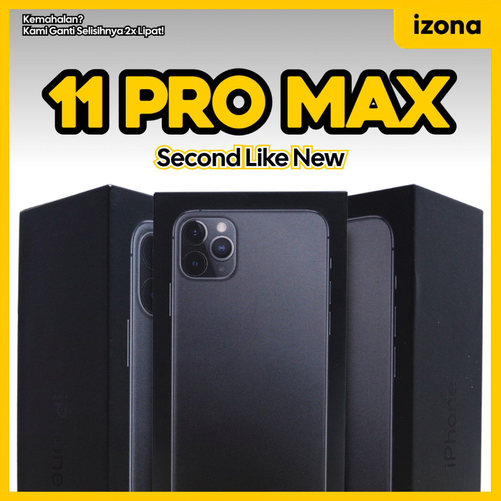 IPHONE 11 PRO MAX 64 256 512GB SECOND INTER EX RESMI ORIGINAL FULLSET BERGARANSI IZONA