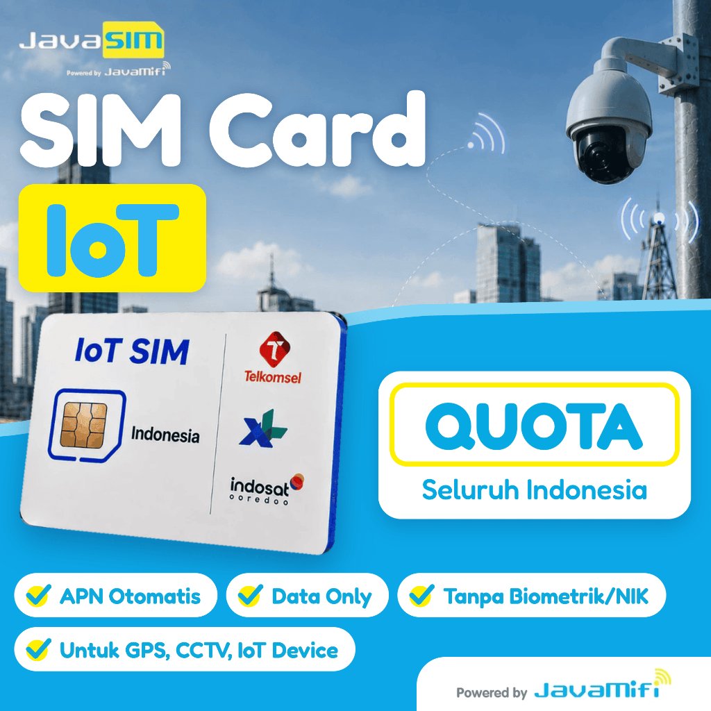 SIM Card AIOT | IoT SIM Card 3G/4G Multi Operator | SIM khusus IoT 3G/4G Roaming Multi-Operator