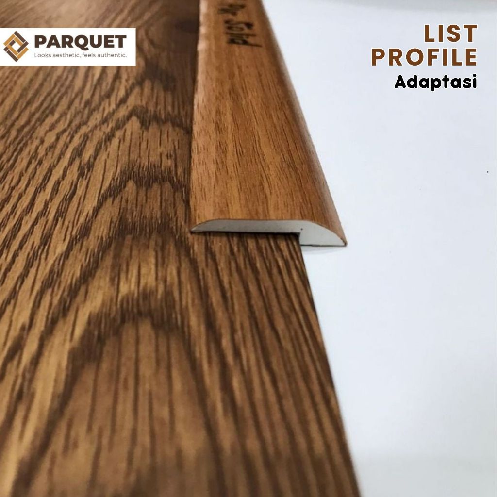 KENDO List Profil Adaptasi Motif Kayu untuk Lantai Kayu Parket Parquet