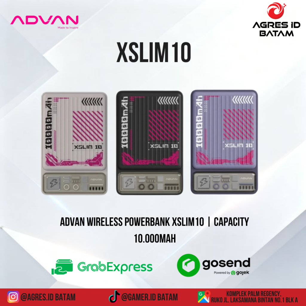 ADVAN POWERBANK XSLIM 10.000 MAH