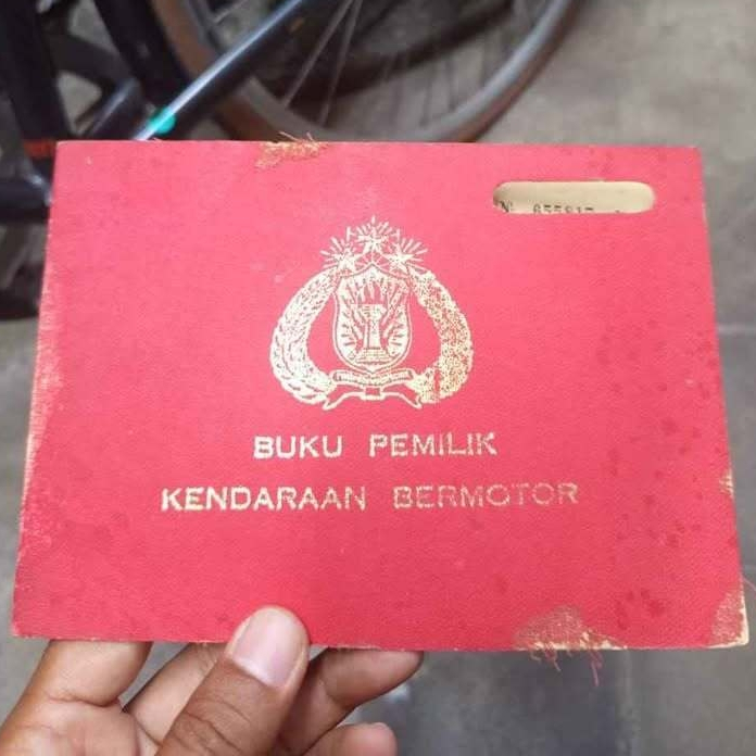 BPKB Asli Honda S90 1970 Merah - Tangan Pertama Surabaya Original Lengkap