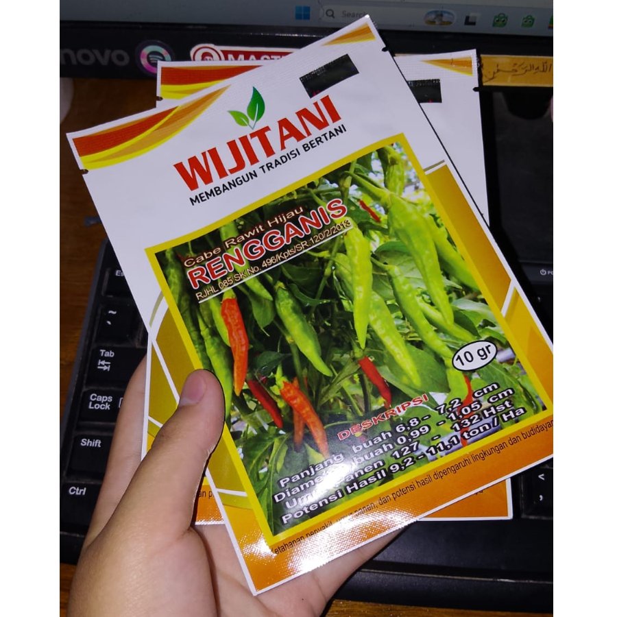 Bibit Cabe Rawit Hijau Rengganis WIJITANI 10 gr