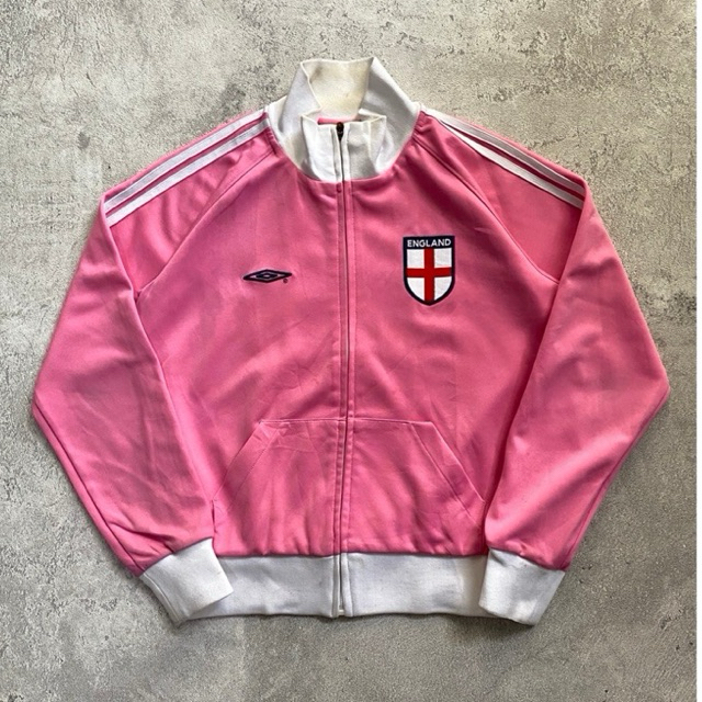 Y2K England Umbro Track Jacket Training Jersey