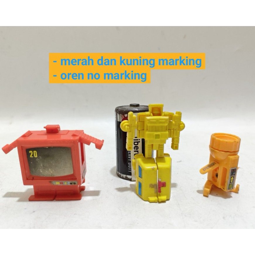 Set plastic mix vintage bandai 1985 go bots gobots gashapon minipla machine robo ambulance televisio