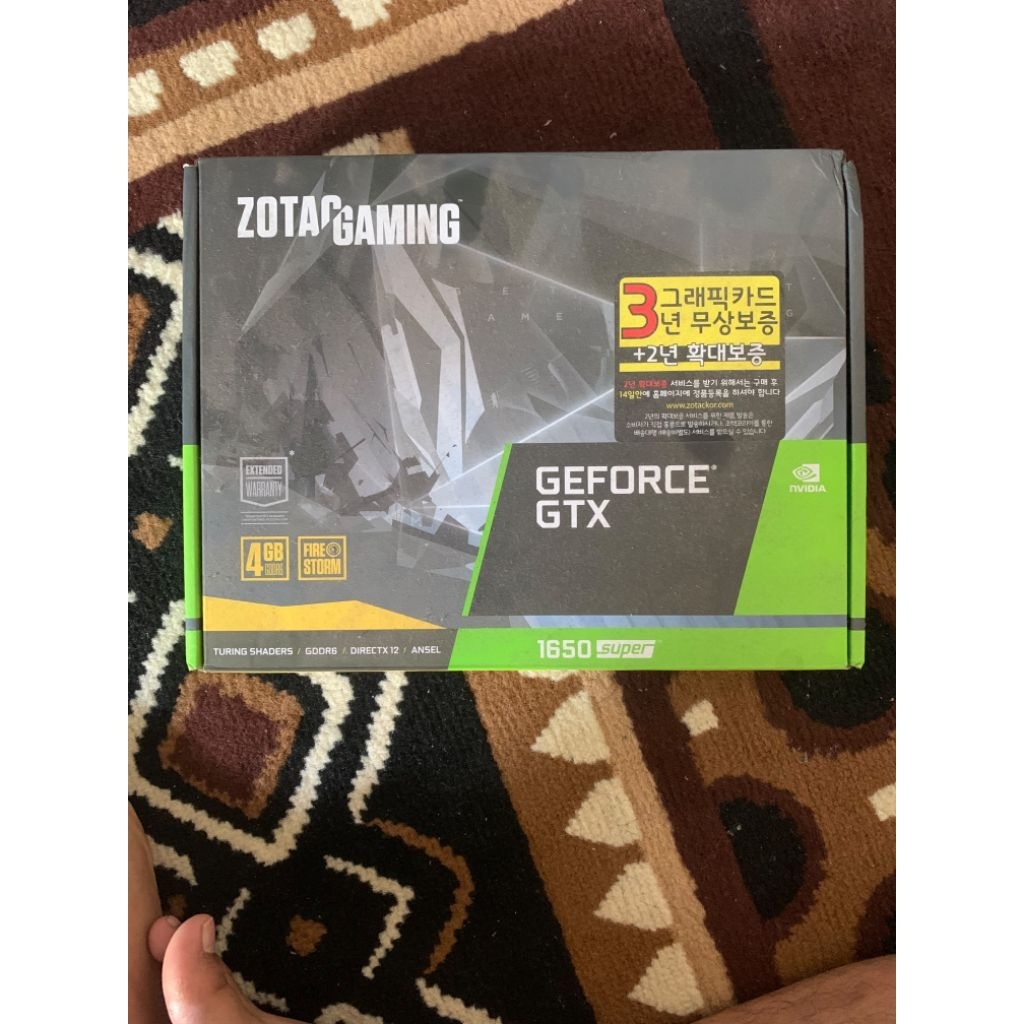 Zotac GTX 1650 Super 4GB GDDR6 Fullset Nominus Ex Gaming