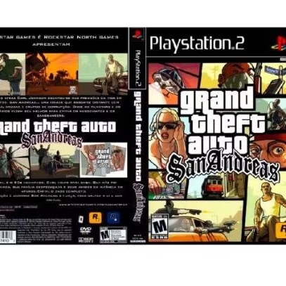 GTA San Andreas PS2 + Emulator - Game Pc - Android - Laptop