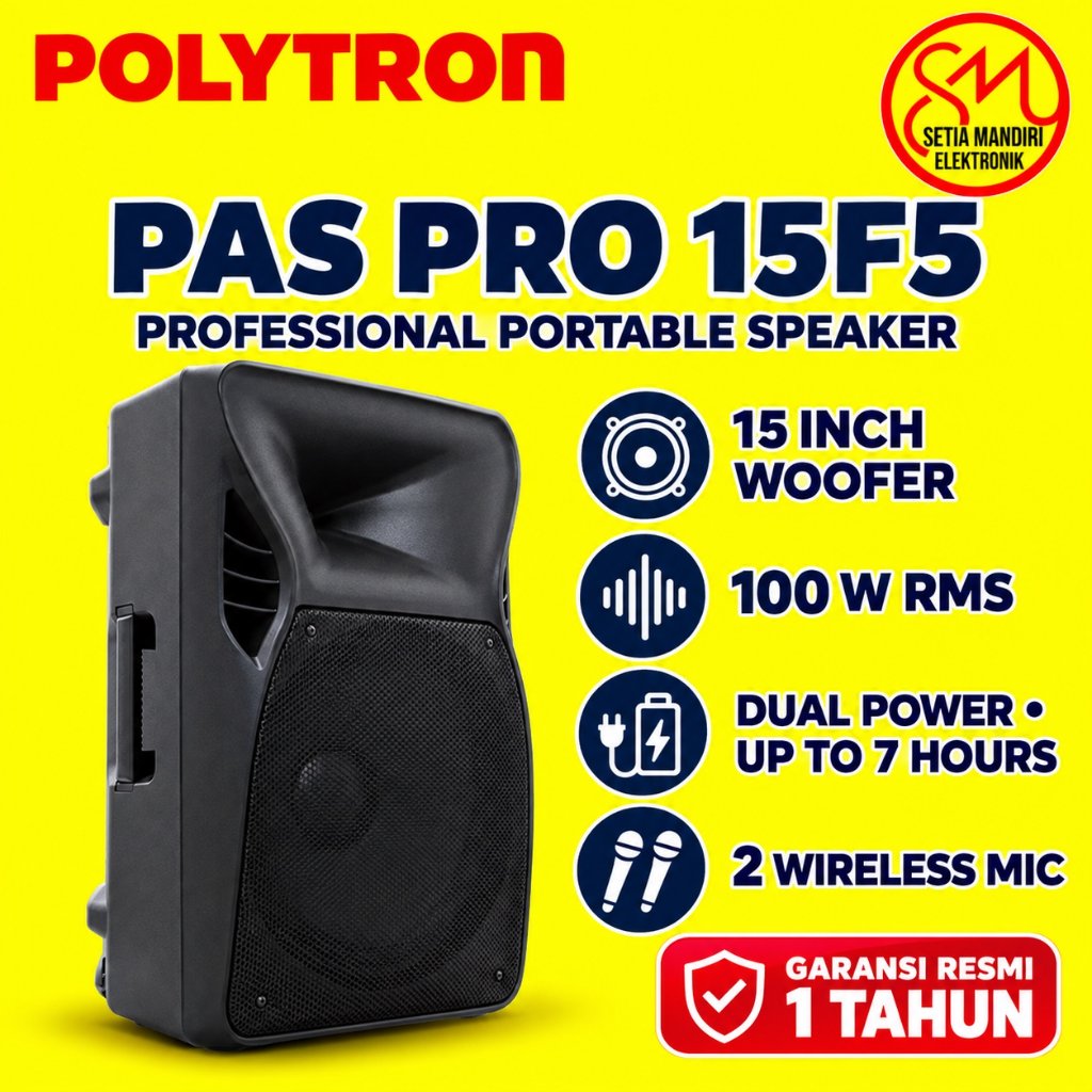 Polytron Speaker PAS PRO 15F3