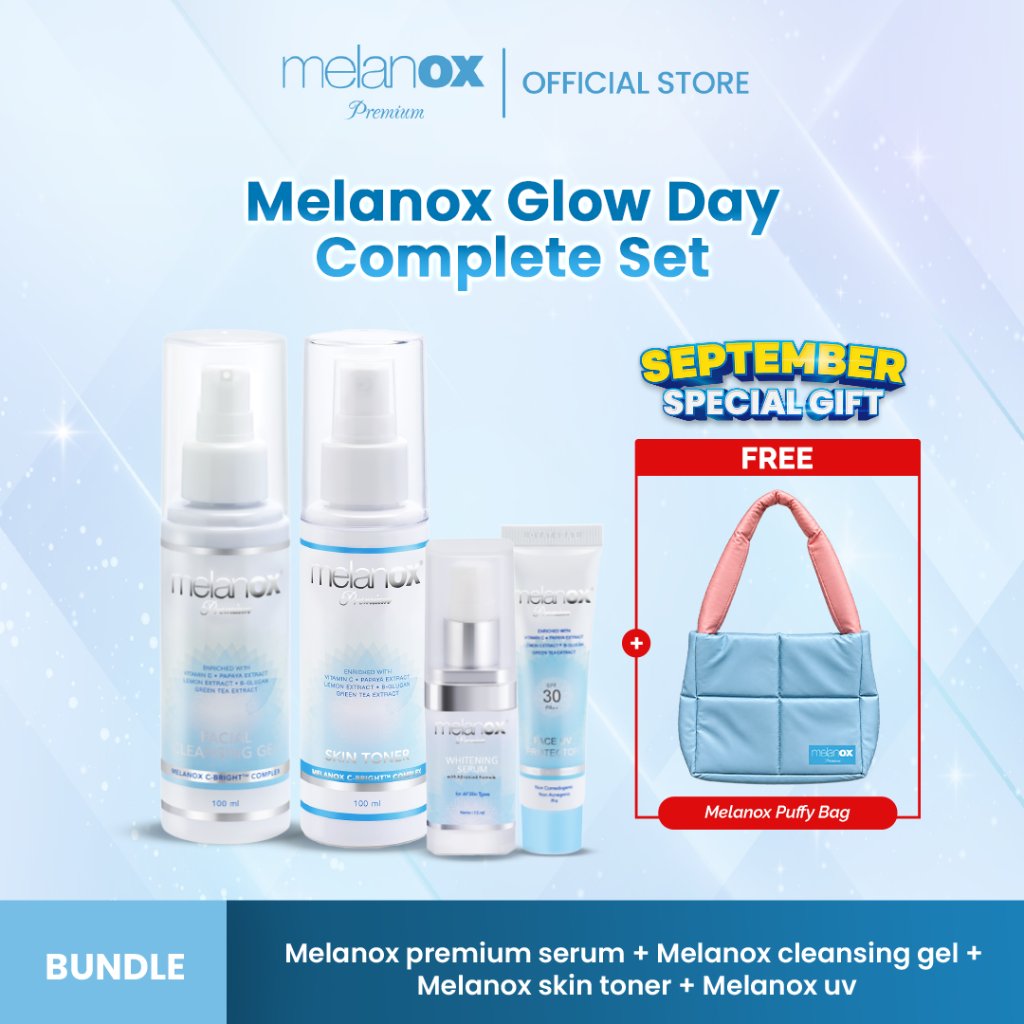 Melanox Glow Day Complete Set Melanox Premium Serum + Melanox Premium Facial Gel + Melanox Premium S