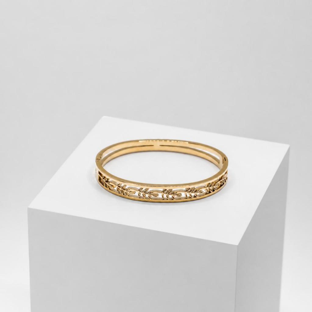 ZAFIRA - (BELI 1 GRATIS 1 ANTING) Maissa Perhiasan Aksesoris Gelang Bangle Anti Karat | Gelang Tanga