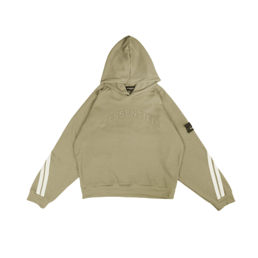 W Essentiels Hoodie Oversize Lucien Olive - 100% ORIGINAL