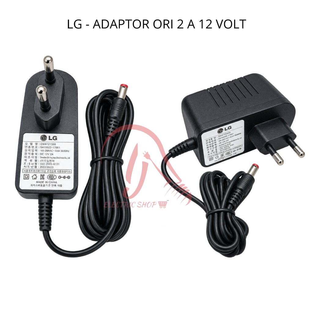 LG ADAPTOR 12V 2 A ADAPTOR LG 12V 2 AMPERE ADAPTOR 12V LG 2 AMPERE  2A 12V ADAPTOR LG SWITHCING ADAP