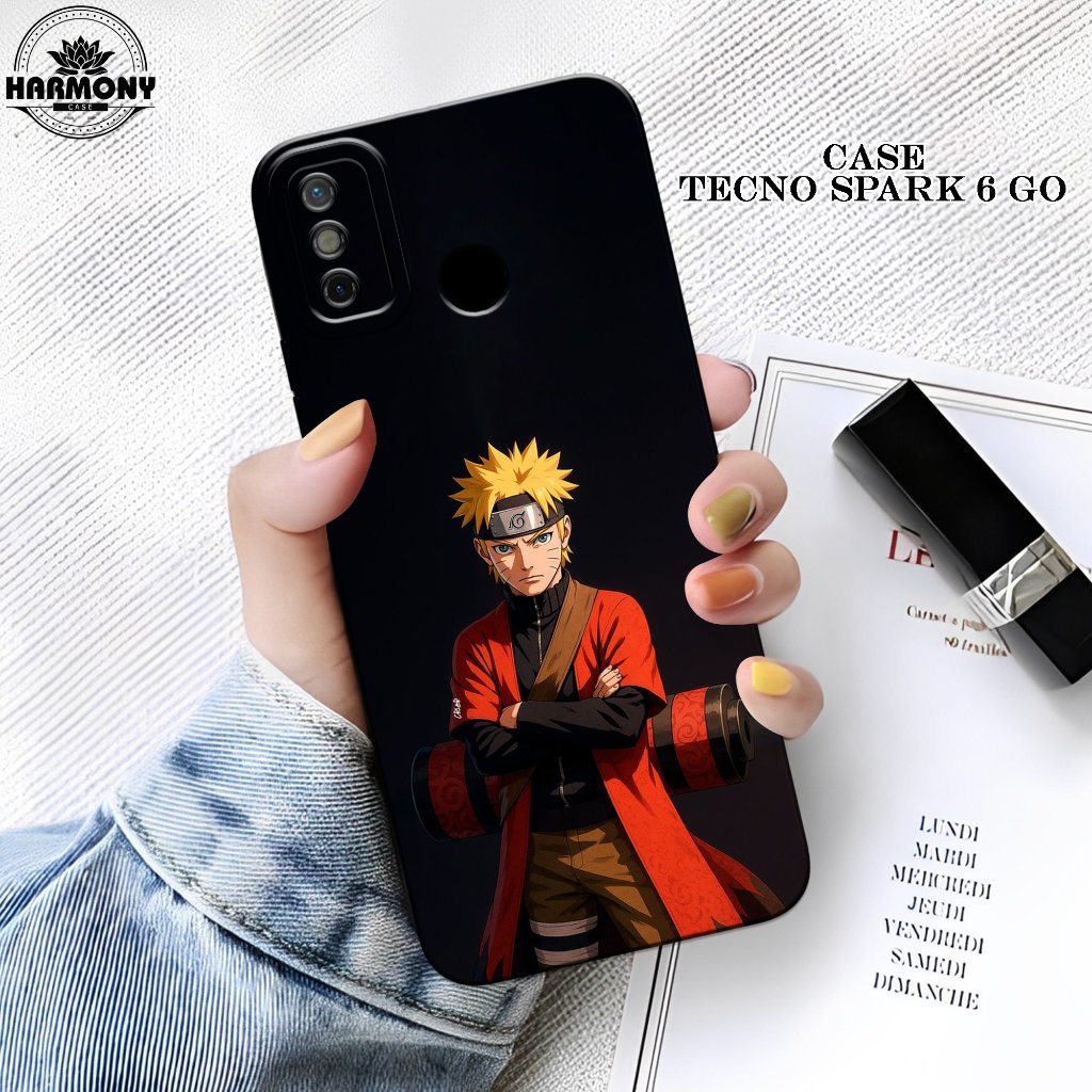 Case Tecno Spark 6 Go Terbaru- Fashion Case Anime - Softcase Tecno Spark 6 Go - Silikon Pro Camera -