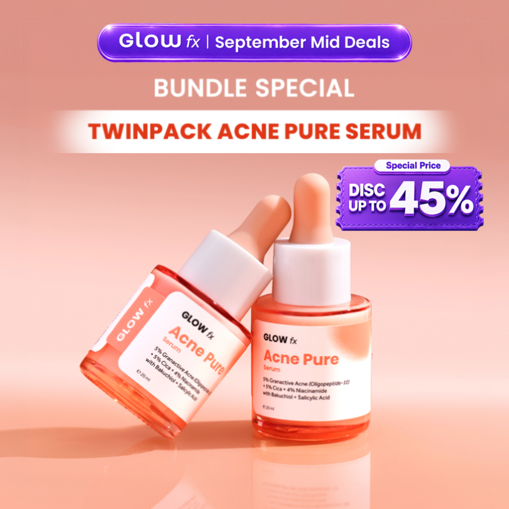 GLOW fx BEAUTY [Twin Pack] Acne Pure Serum 20mL x 2 Pcs
