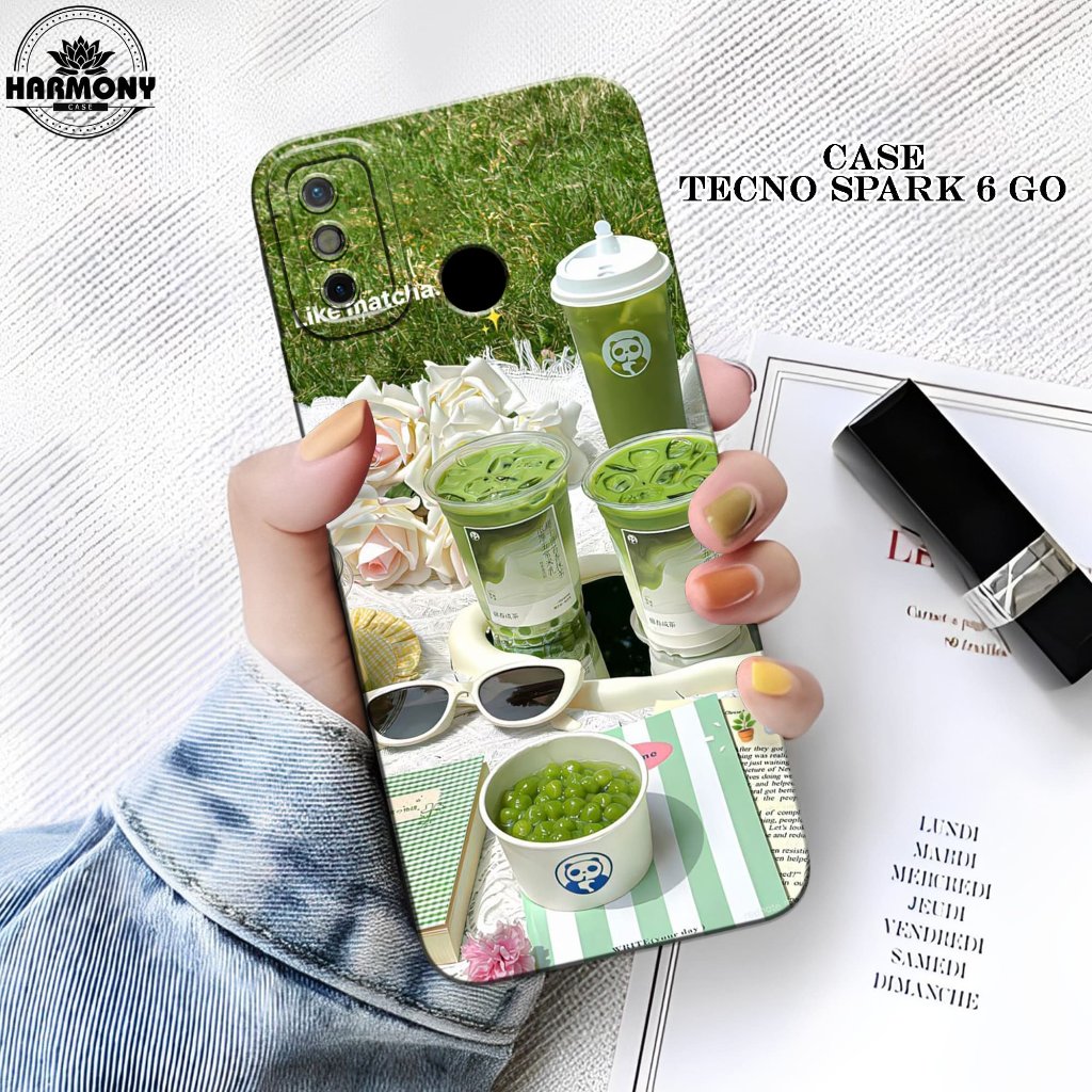 Case Tecno Spark 6 Go Terbaru- Fashion Case Minuman - Softcase Tecno Spark 6 Go - Silikon Pro Camera