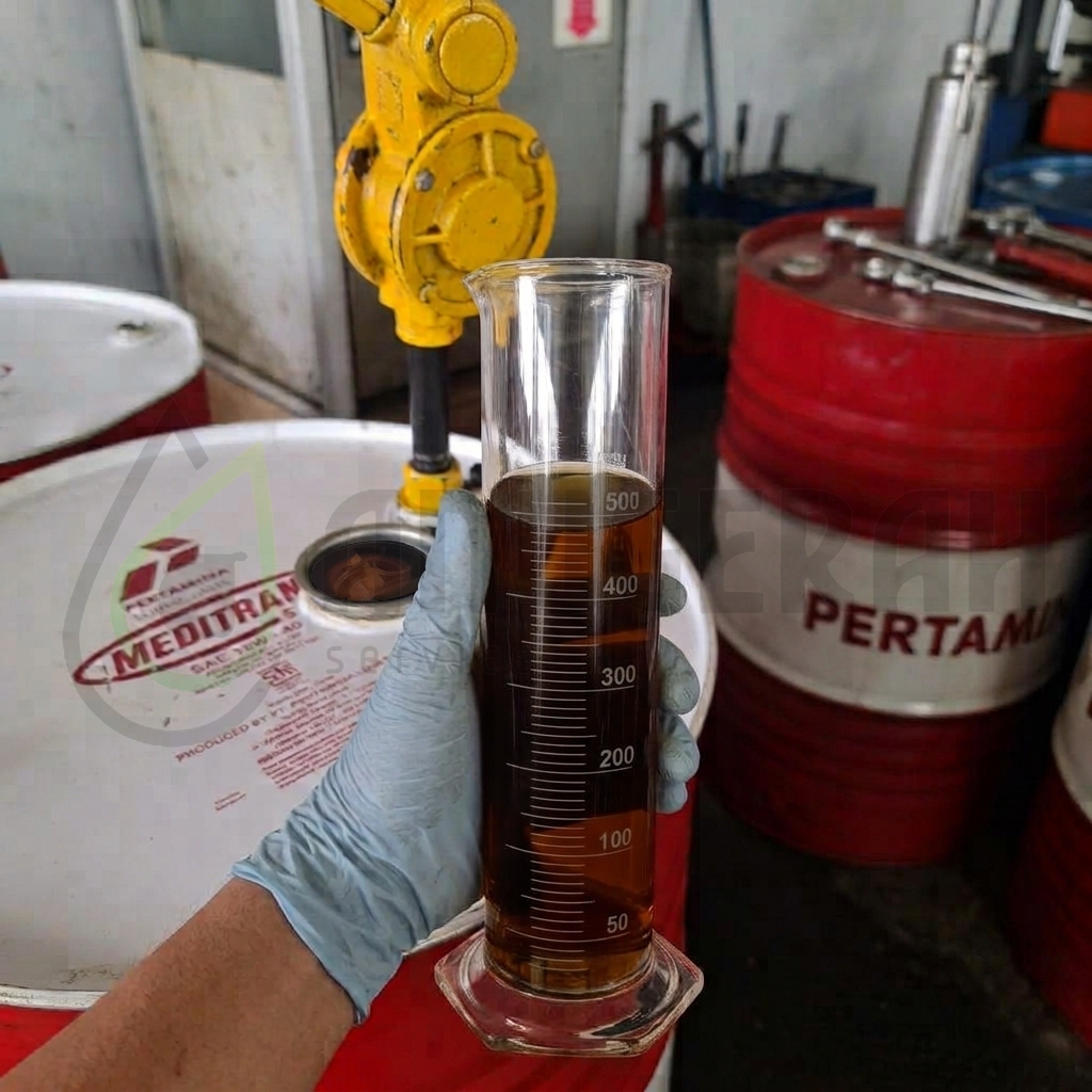 Oli Pertamina Lubricants Meditran SC SAE 15W-40 API Service CF-4/SG ACEA E2/E9 CURAH REPACK DRUM