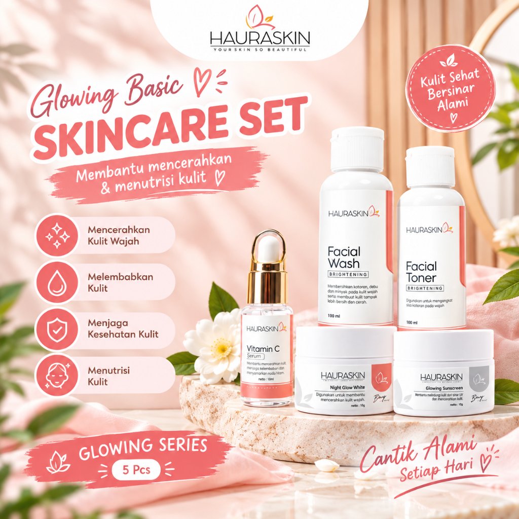 Hauraskin Paket Glowing Basic Treatment