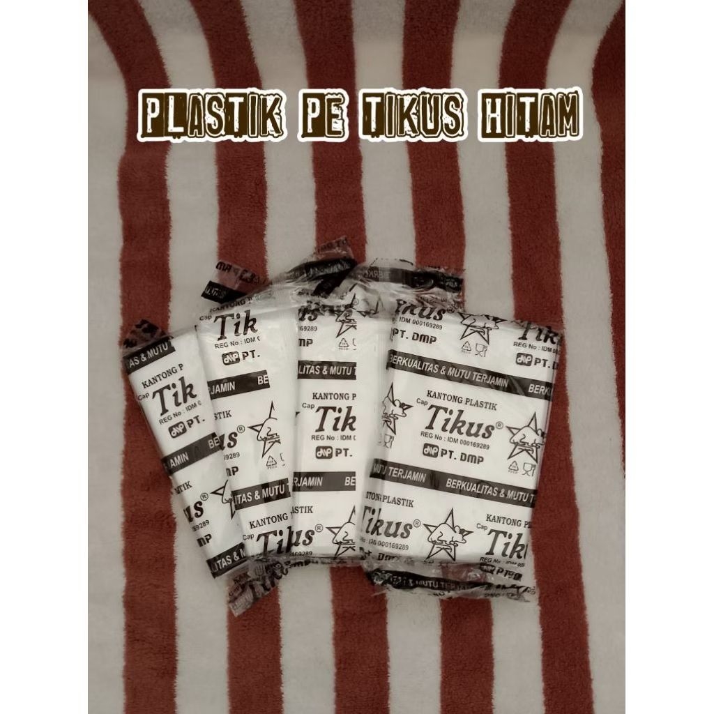 Kantong Plastik PE  Tikus Hitam