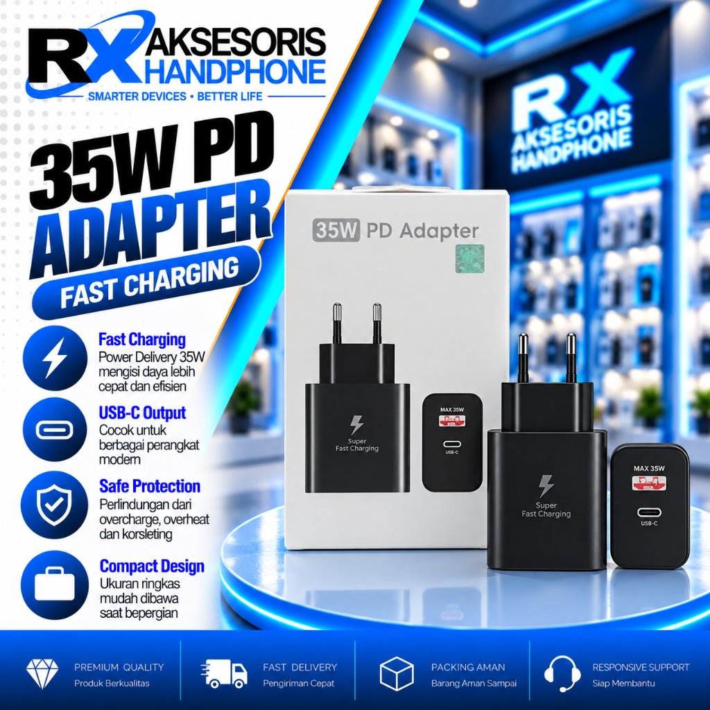 Charger Samsung S22 5G 35W Usb C To C Casan Samsung S22 5G PD Adapter 35W Usb C To C Super Fast Char