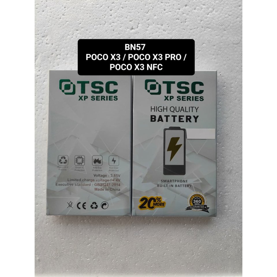 BATERAI BN57 FOR POCO X3 / POCO X3 PRO / POCO X3 NFC ORI TSC XP