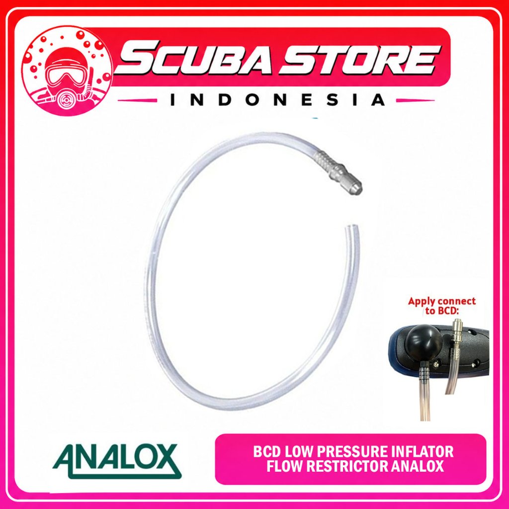 9300-1500 BCD Low Pressure Inflator Flow Restrictor Analox O2EII LP Selang Oxygen Analyzer O2 Sensor