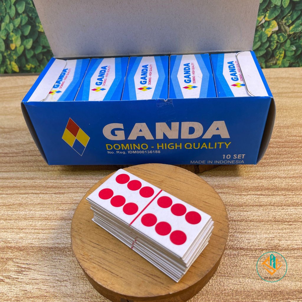 KARTU DOMINO MEREK GANDA HIGH QUALITY - KUALITAS CETAK RAPIH & TAHAN LAMA / CARD GAME / DOMINO