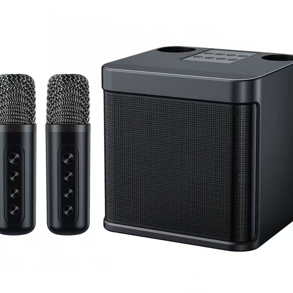 Speaker bluetooth karaoke 203 Bluetooth Speaker 2 MIC HD sound quality Karaoke Speaker Bluetooth for