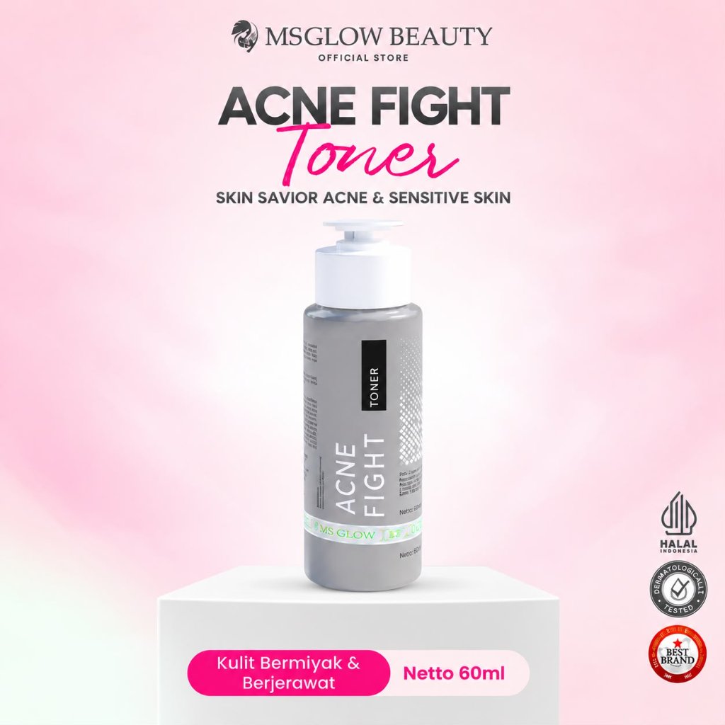 MS GLOW - ACNE FIGHT TONER - 60 ML