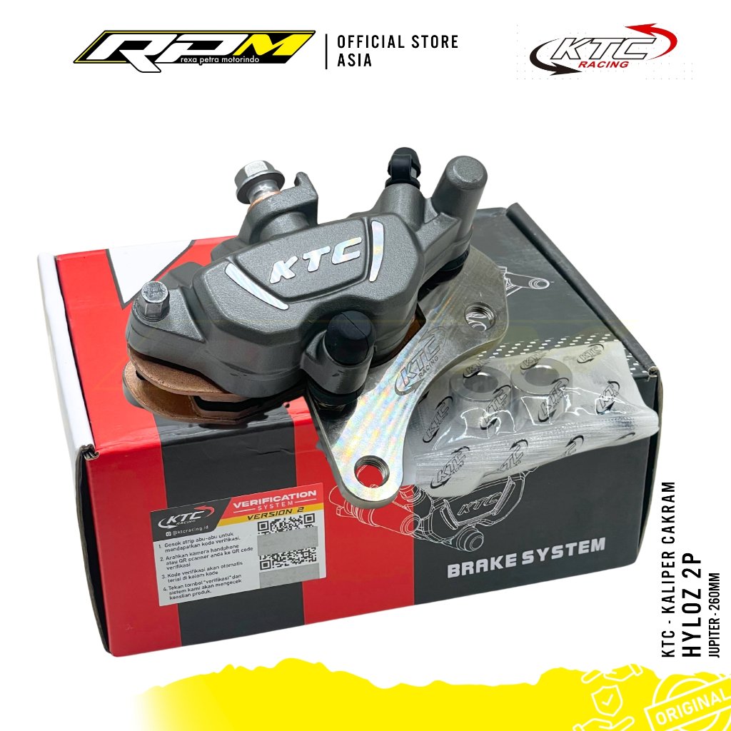 KTC Hyloz Caliper 2 Pot 260mm Jupiter Z - Kaliper 2 Piston FIZR 125Z 260 mm