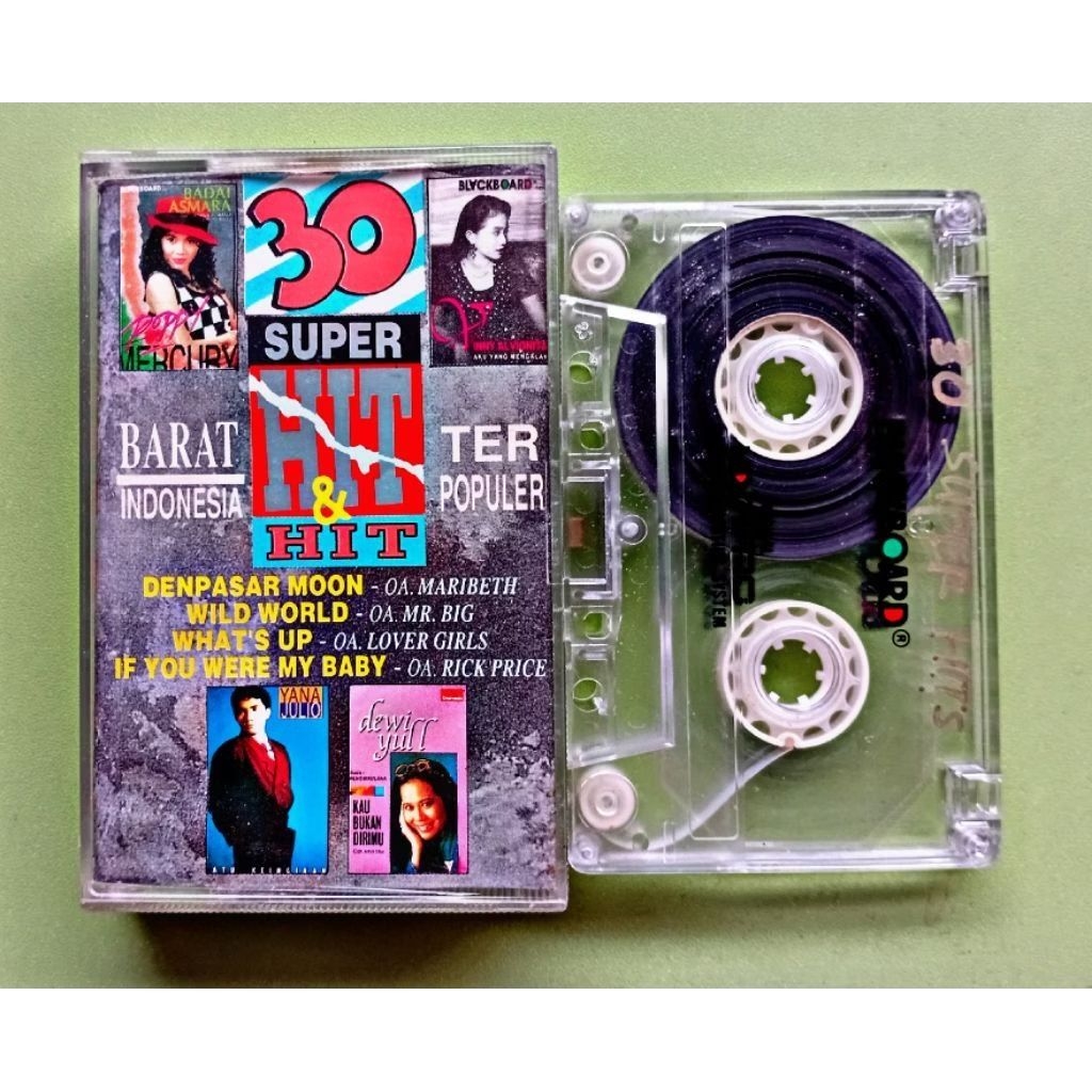 Kaset pita : 30 SUPER HIT & HIT.