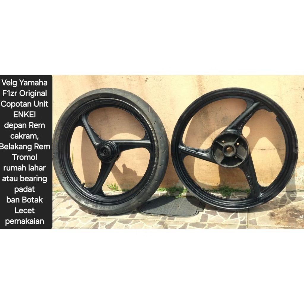 Velg Yamaha F1zr, Poswan Original ENKEI palang 3 Copotan Unitpnp ke semua yamaha bebek VegaR,VegaZR,