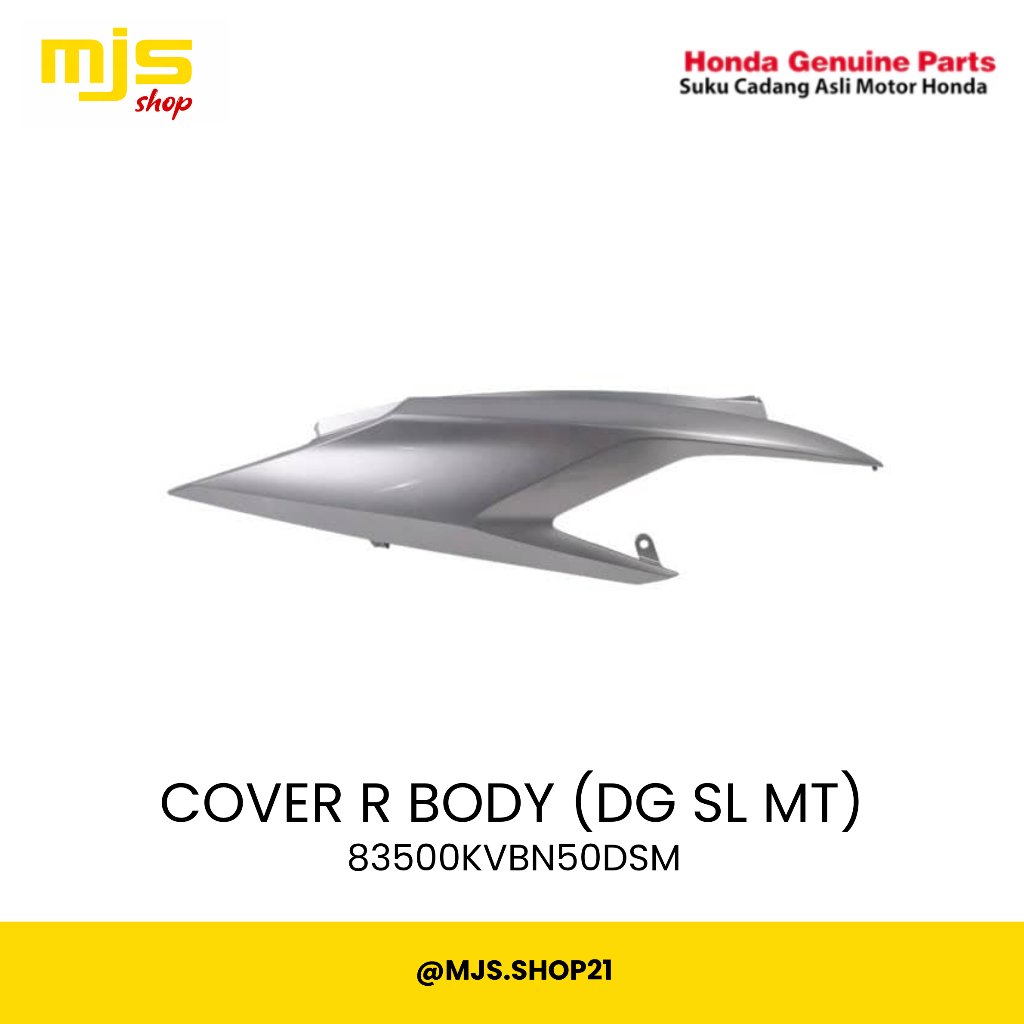 Cover Body Belakang Kanan Silver Honda Vario 110 Techno [83500-KVB-N50DSM]