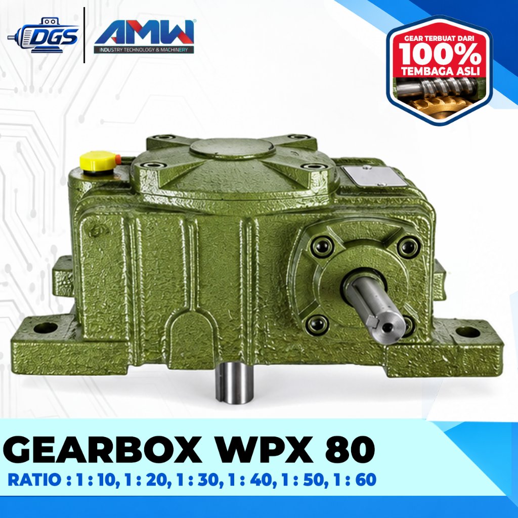 AMW WPX 80 Worm Gearbox Speed Reducer