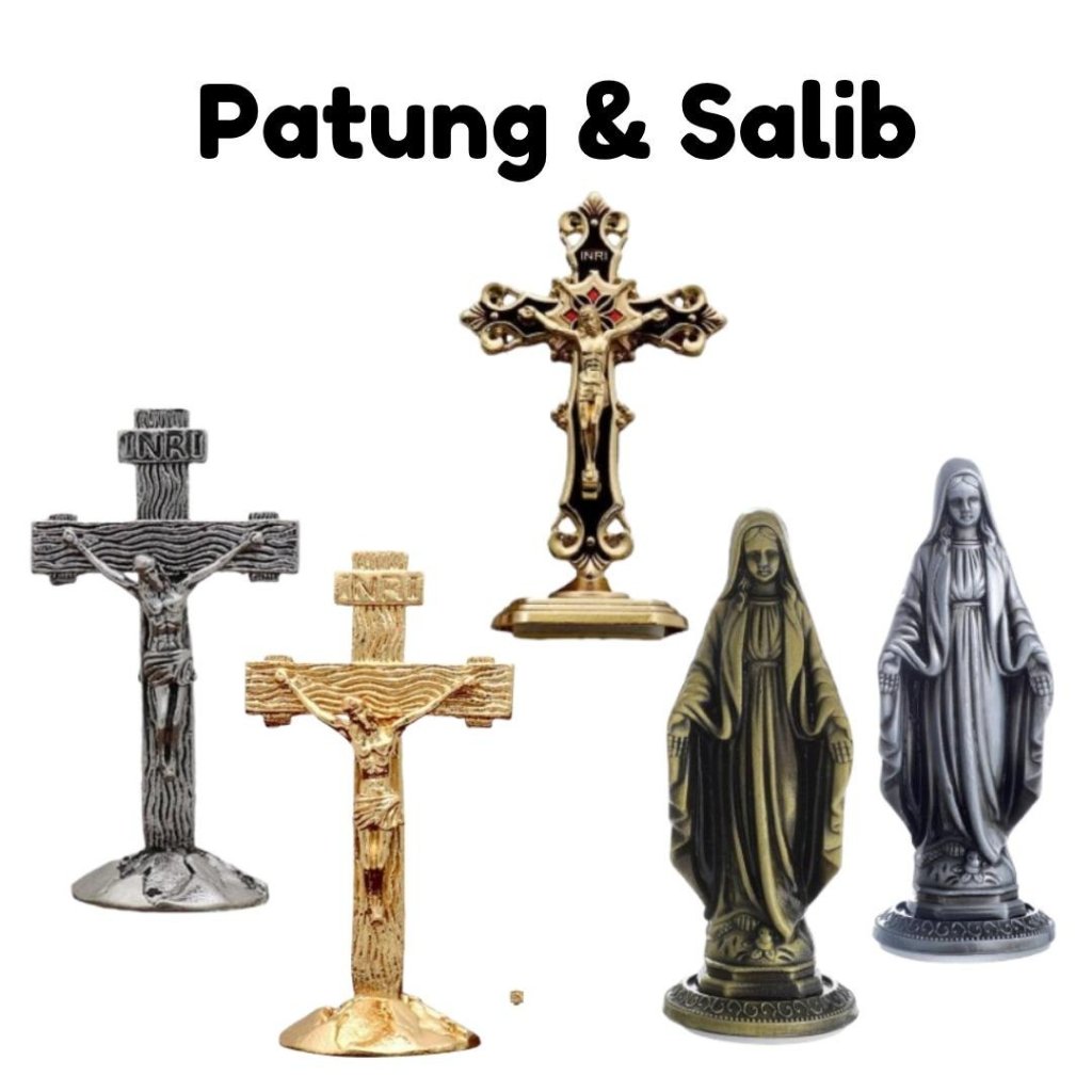 Patung Bunda Maria Mini 9cm Katolik | Pajangan Dashboard Mobil & Lemari Doa Pajangan Mobil, Lemari &
