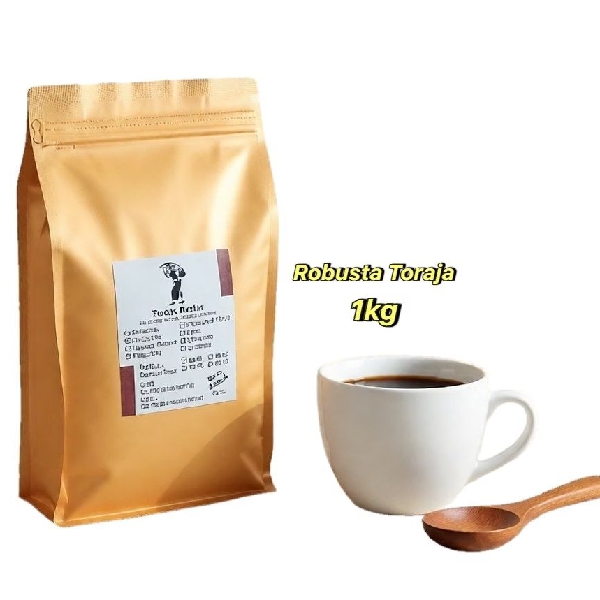 Kopi Toraja Robusta bubuk Biji Kopi Robusta Toraja 1Kg Toraja