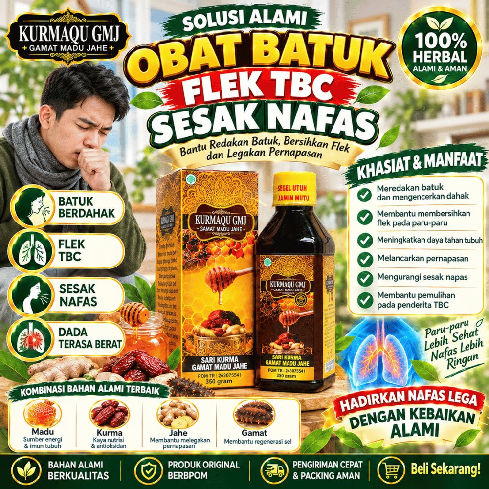 Obat Flek Paru & Asma | Batuk Berdahak, Sesak Nafas Sakit Dada