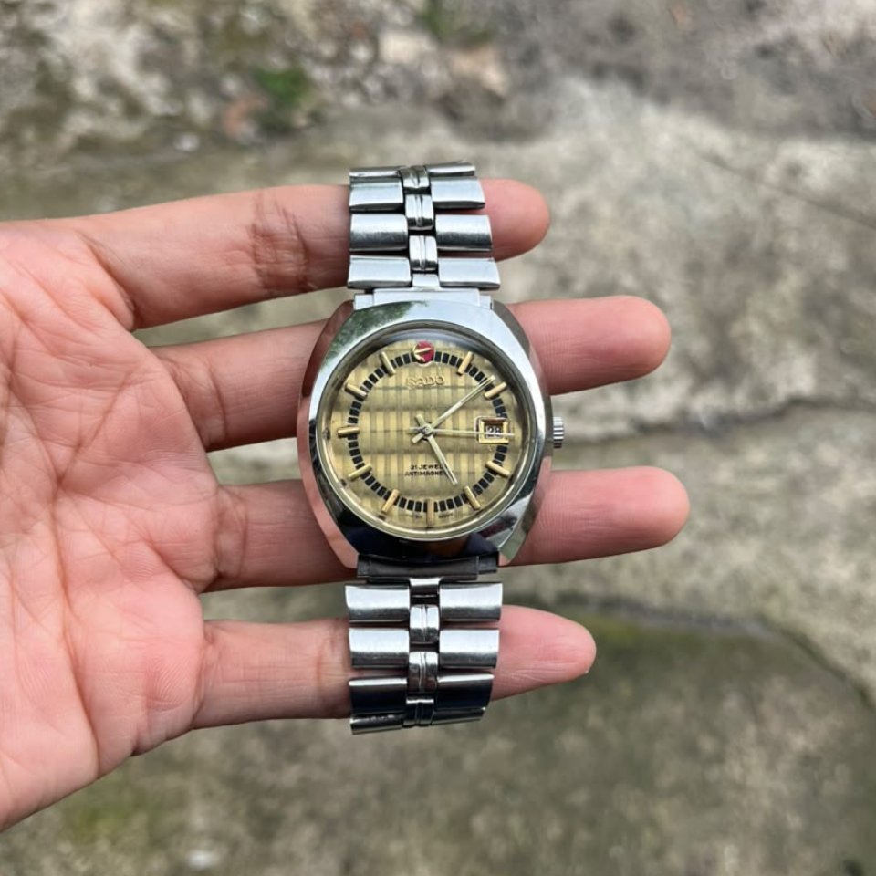 Jam Tangan Pria rado Vintage Original
