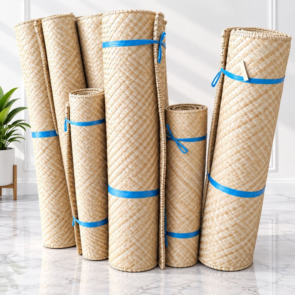Tikar Pandan Jumbo 200x130cm Tikar Anyaman Pandan Tebal Halus Awet