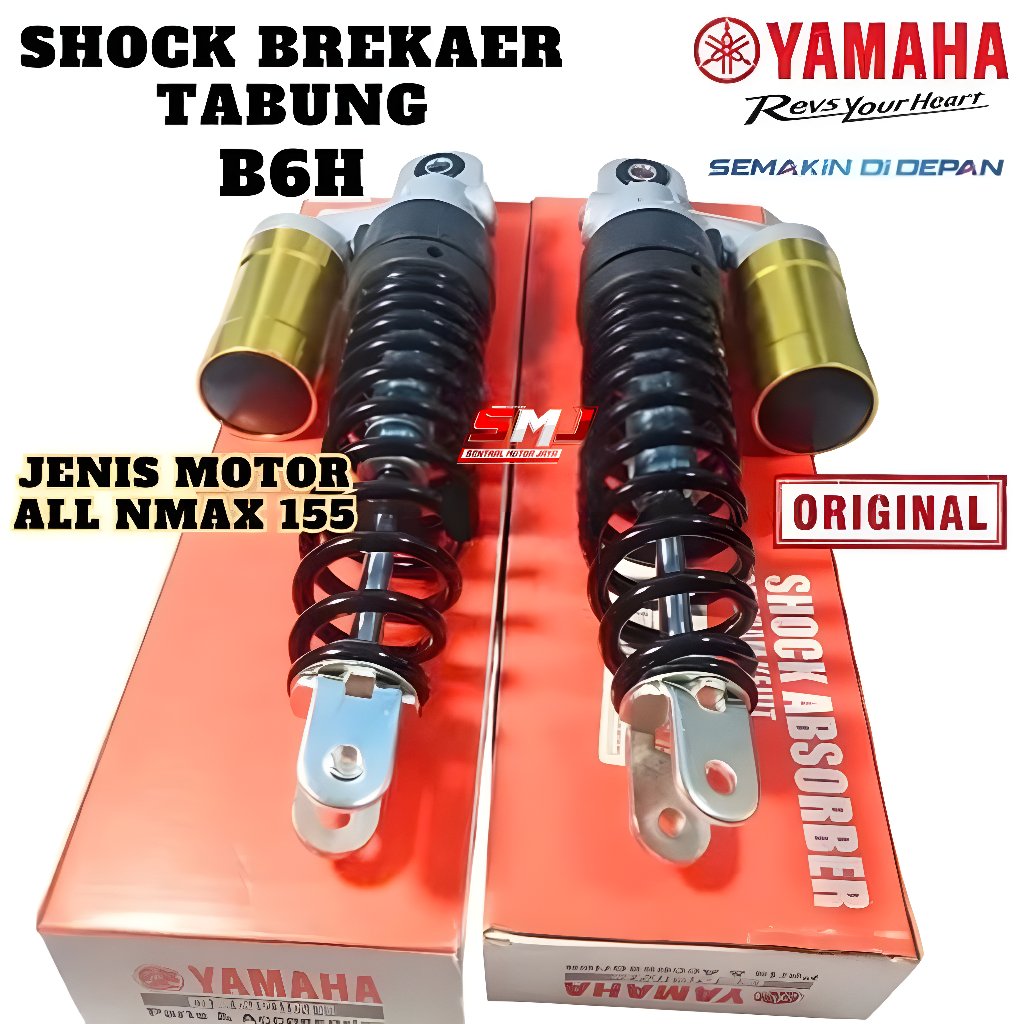ORIGINAL SHOCK BREAKER BELAKANG B6H YAMAHA ALL NMAX OLD NEW B6H-F2210-00
