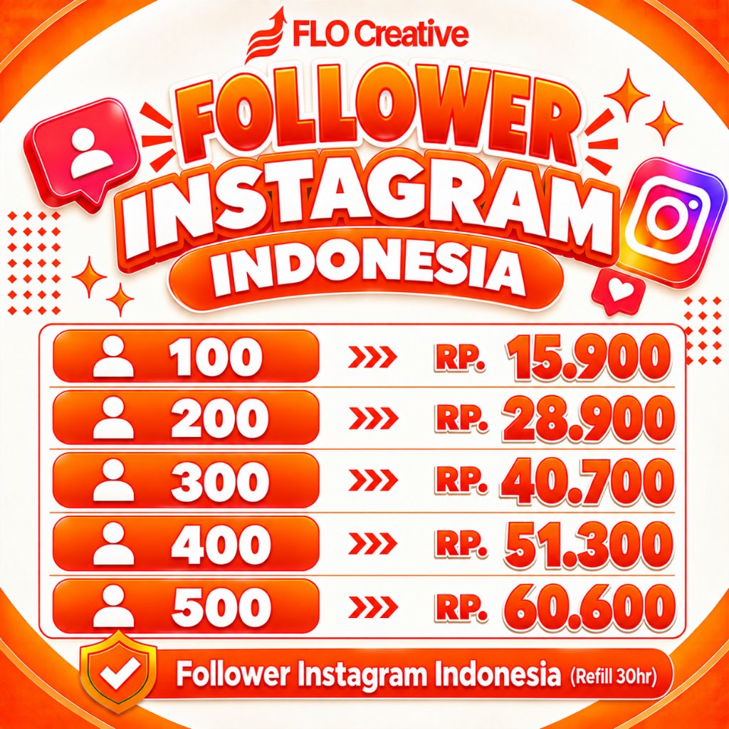 Jasa Follower Instagram Indonesia Real Akun Fast Process