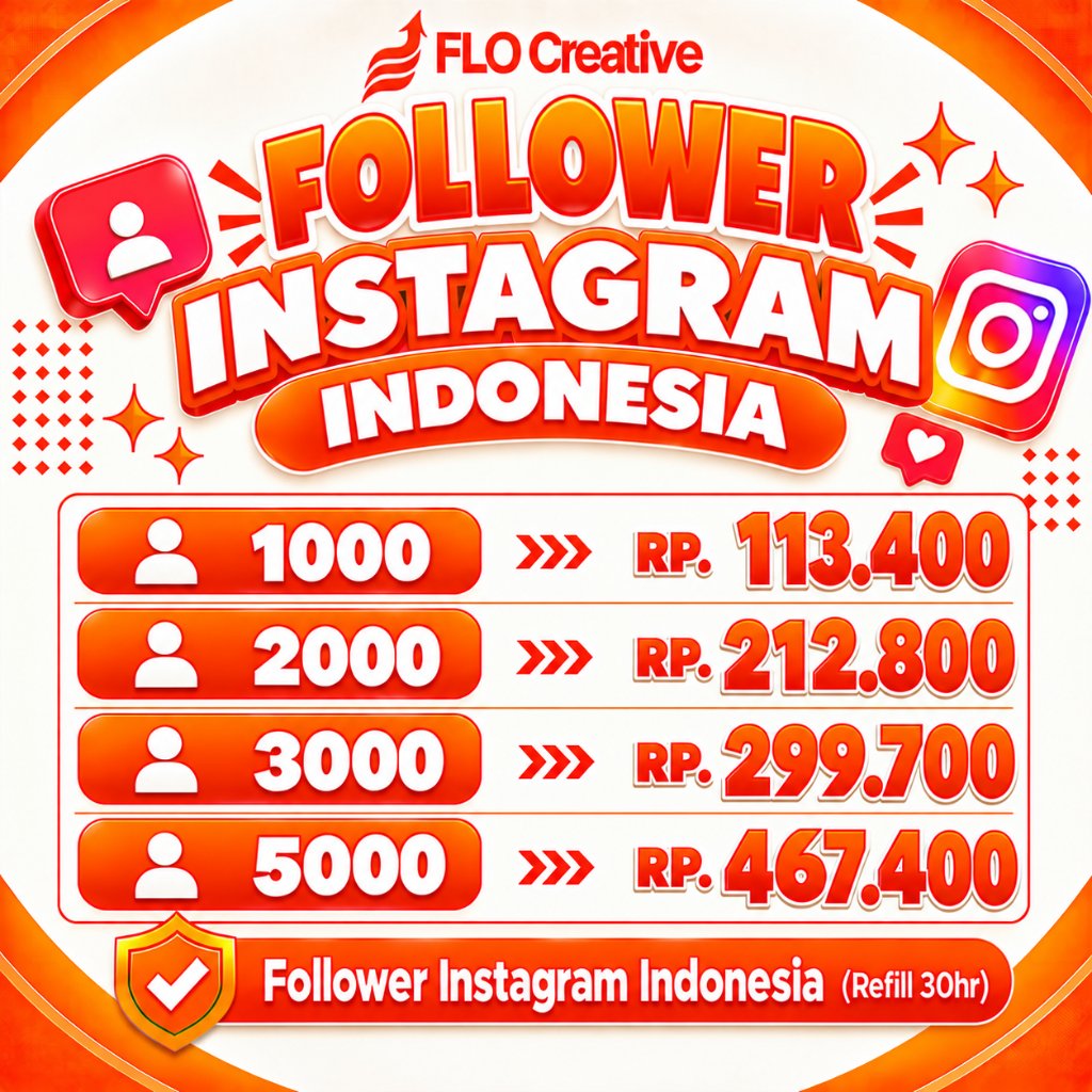 Jasa Follower Instagram Indonesia Real Akun Bergaransi Refill