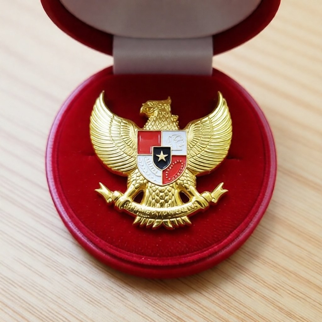 Pin Garuda Kuningan Magnet Cor 3cm Pin Garuda Magnet