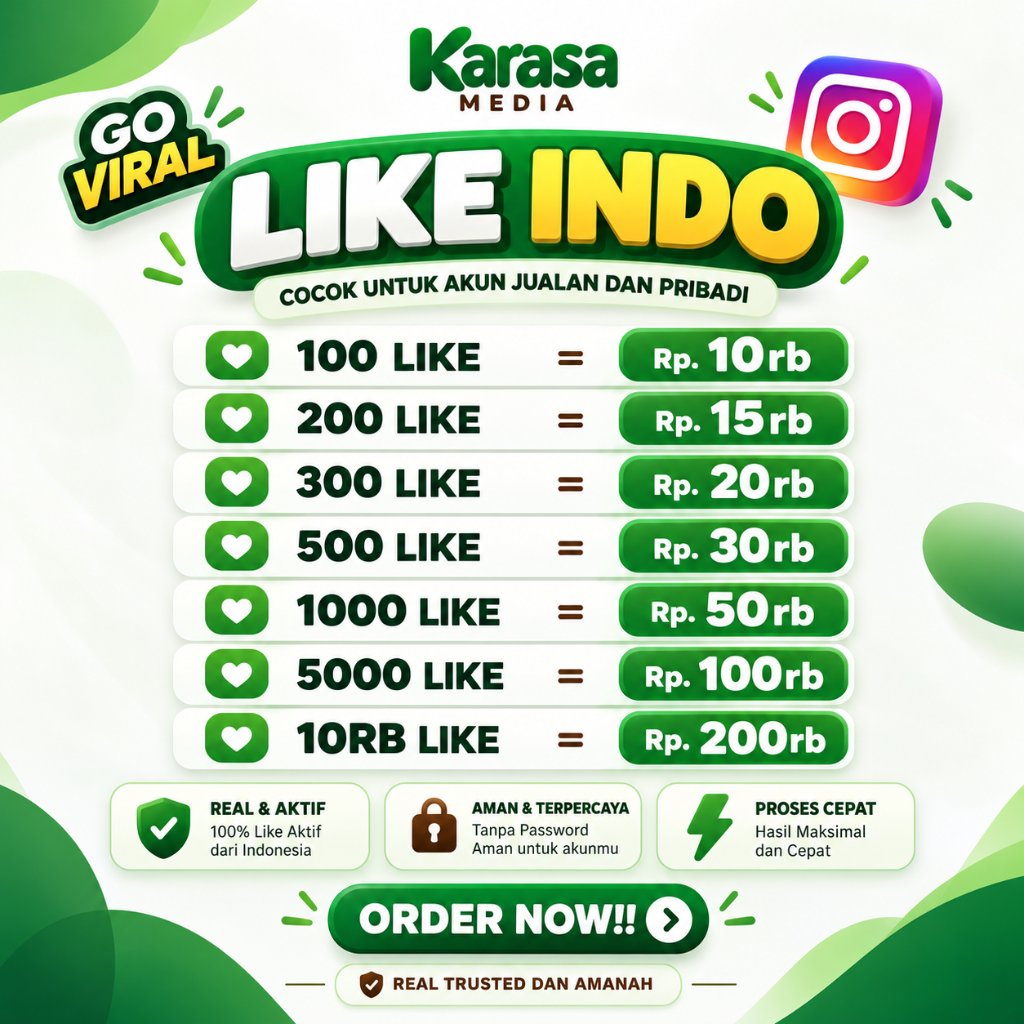 LIKE IG INDONESIA AKUN AKTIF | PERMANEN BERGARANSI | REELS FEED IGTV