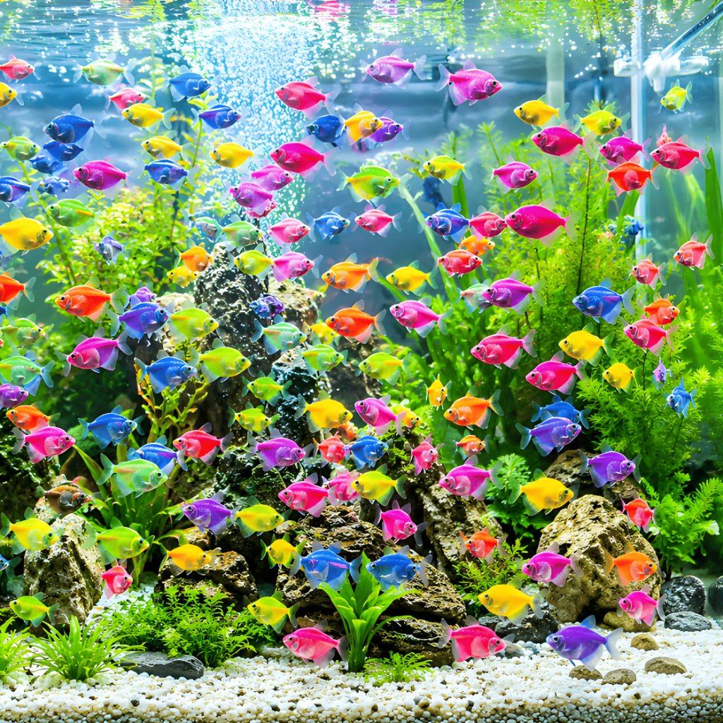 Glofish tetra 20 Ekor hiasan aquarium cantik