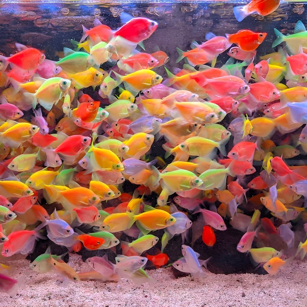 MURAH Glofish Tetra 15 Ekor Berkualitas jegos