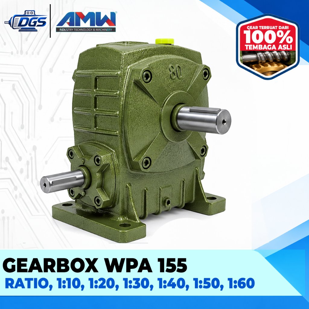 AMW WPA 155 Worm Gearbox Speed Reducer