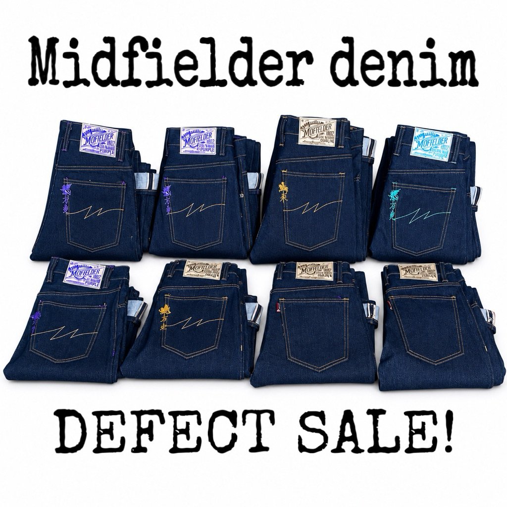 DEFECT SALE MURAH Midfielderdenim 14oz 16oz 18oz celana jeans denim