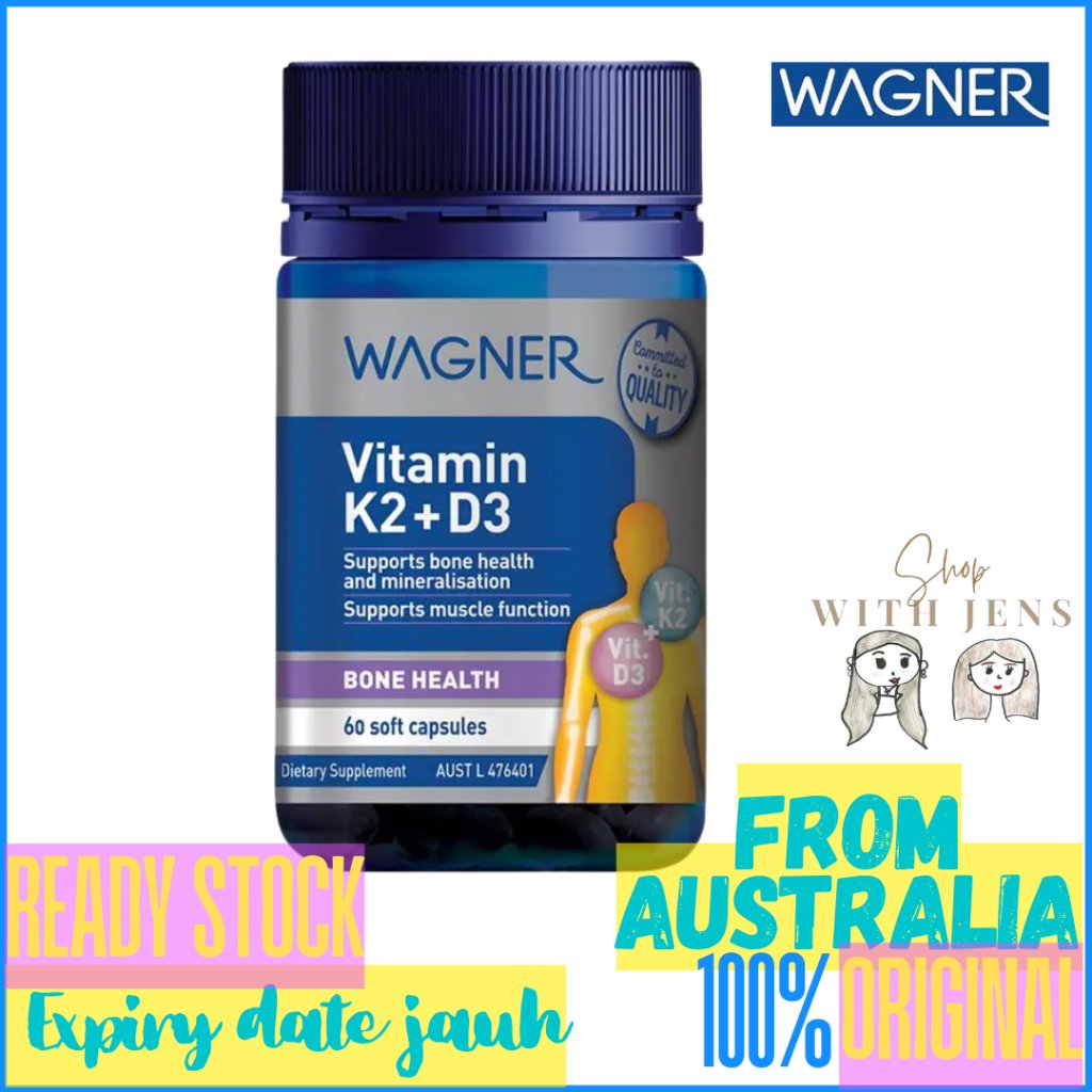 Wagner Vitamin K2 + D3 60 Capsules