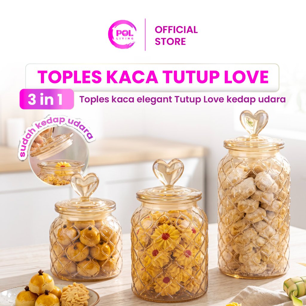 POL - Toples Kaca Love 3 In 1